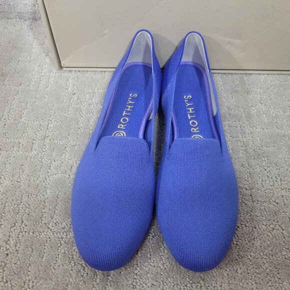 Rothy's The Loafer Cornflower Blue Slip On Round Toe Shoes Womens Size US 9,10 - Picture 7 of 10